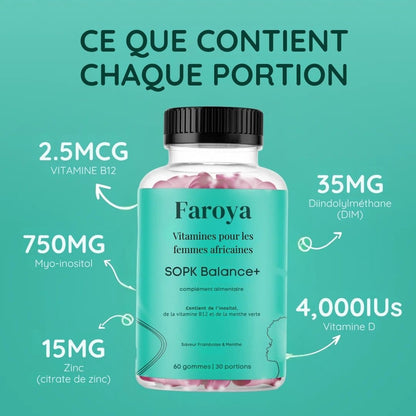 SOPK Balance+ / Équilibre Hormonal, Cycles Réguliers et Peau Plus Nette